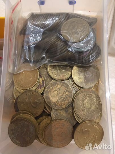 Ранние и поздие монеты СССР от 1 до 20 копеек