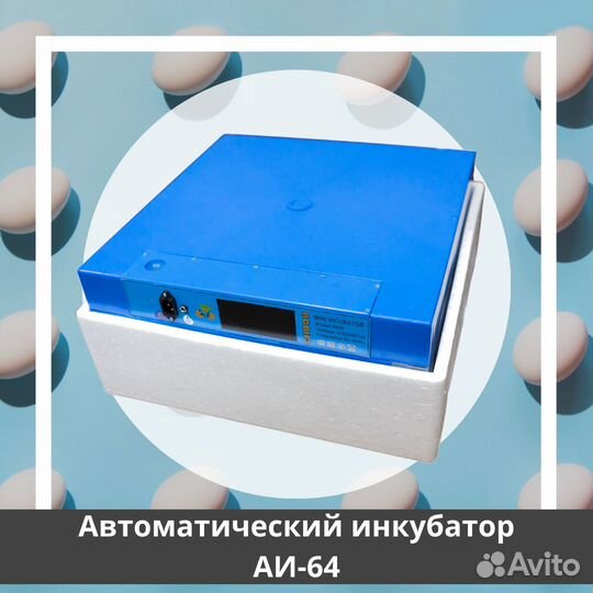 Инкубатор на 64 яйца