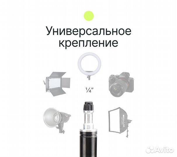 Стойка Raylab RL-LS300сs 3м с пружинной амортизаци
