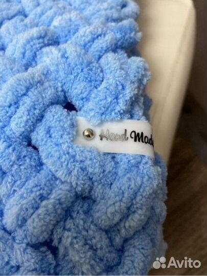 Плед детский вязаный ручная работа
