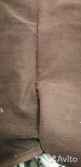 Отрез ткани вельвет, мелкий рубчик хлопок СССР