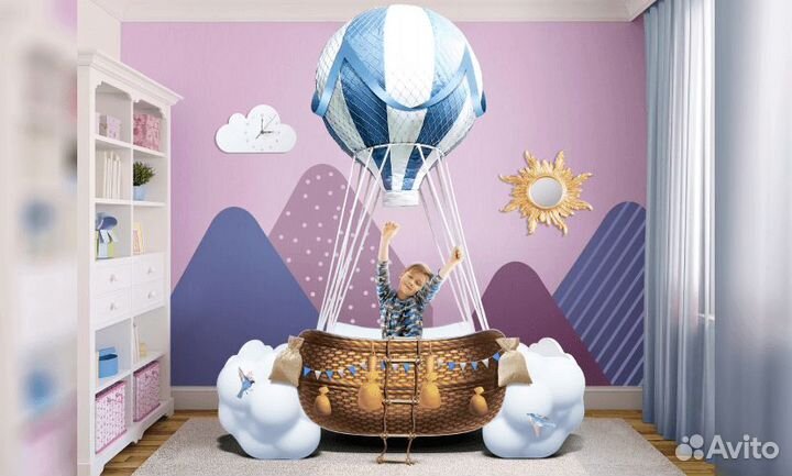Детская кровать-воздушный Шар