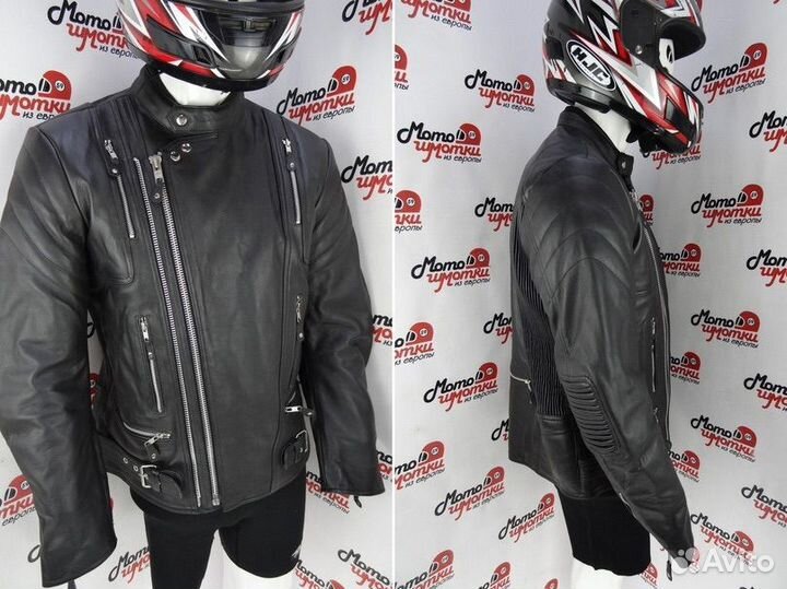 Мото куртка Косуха из кожи