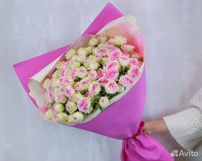 Букет цветов Розовая симфония