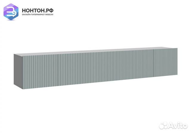 Тумба под тв Сканди серый шифер / грин грей софт