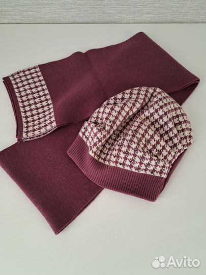 Комплект шапка и шарф, детские шарфы,шапки лотом