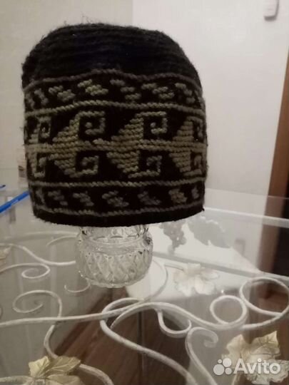 Шапочка тувина из натуральной шерсти