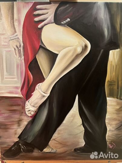 Холст 50/60,масло.совершенно свежая)