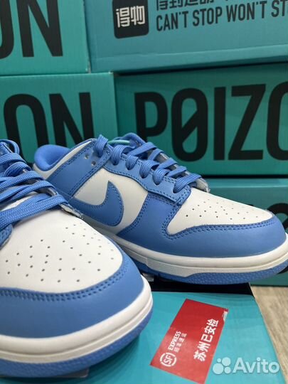 Кроссовки Nike Dunk Low UNC Оригинал Poizon