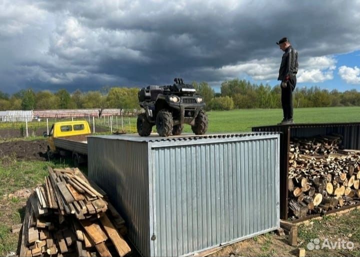 Гараж ракушка Оцинкованная