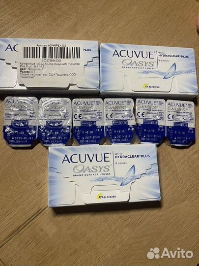Линзы контактные acuvue oasys двухнедельные