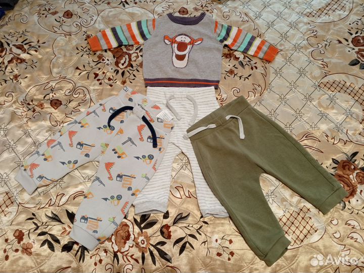 Вещи пакетом на мальчика 74 80