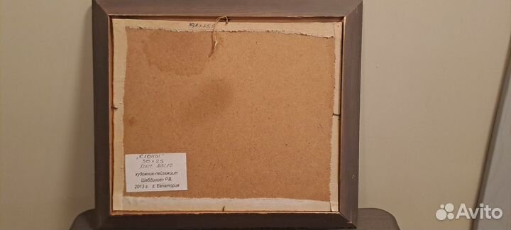 Картина маслом в раме