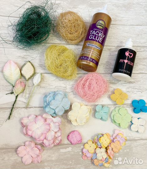 Цветы скрапбукинг