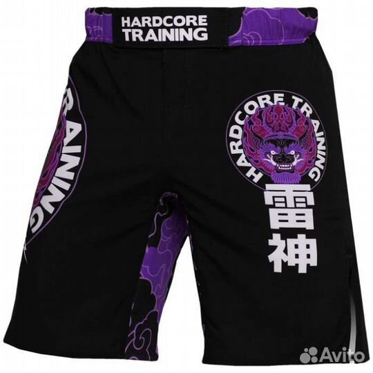 Шорты Hardcore training Raijin Black/Purple (М)