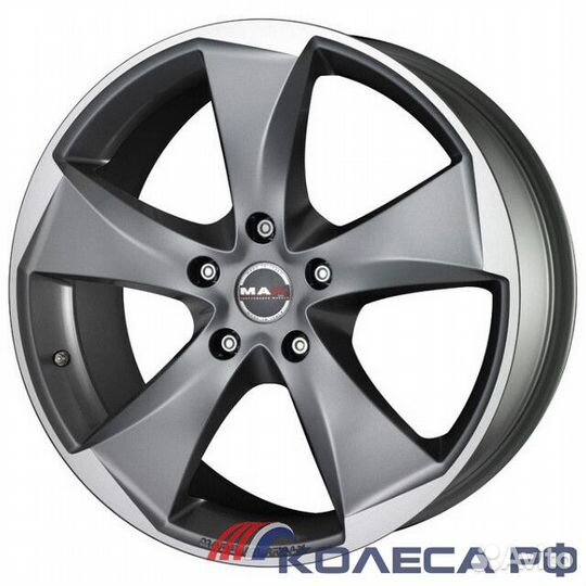 Диски Raptor 5 9/18 5x114.3 ET35 d76 graphit mirro