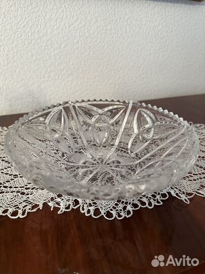 Ваза хрустальная СССР 80 годы