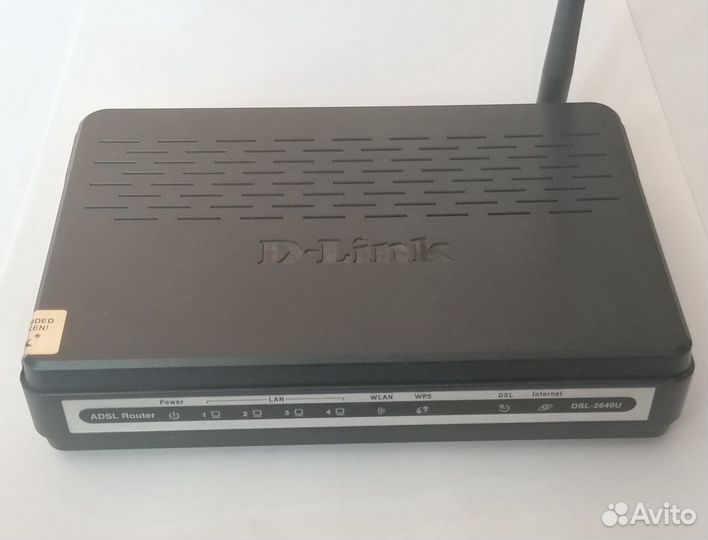 Wi-Fi роутер D-link DSL-2640U