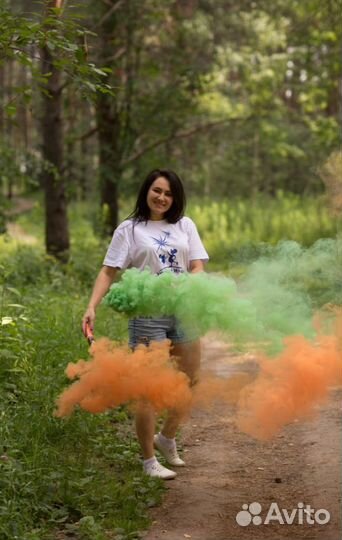 Цветной дым