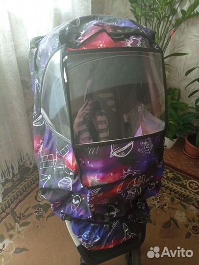 Дождевик на коляску универсальный пупс земли