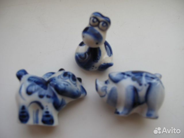 Фарфоровые статуэтки Гжель