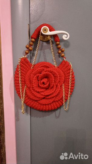 Вечерняя сумочка-роза