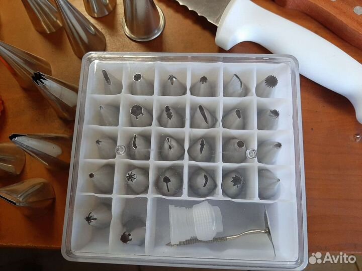 Кондитерский инвентарь новый, насадки, ножи, делит