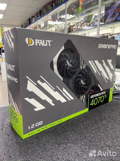 Видеокарта Palit RTX4070Ti gamingpro 12GB NEW