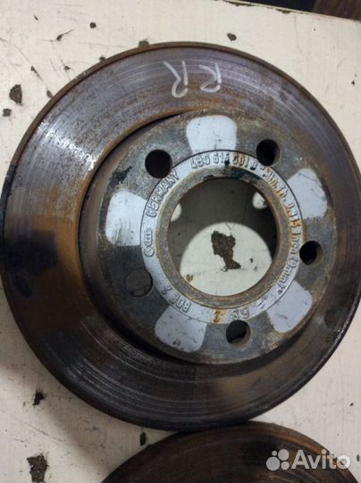 Тормозной диск задний Audi Allroad C5 BES 2003