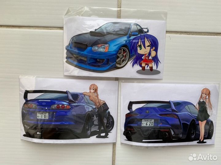 Наклейки на автомобиль JDM стикеры