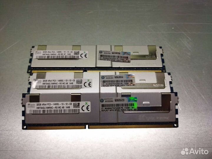 Оперативная память DDR3 32GB LRdimm 14900L 1866MHz