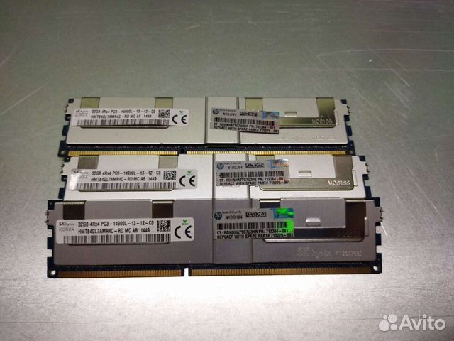 Оперативная память DDR3 32GB LRdimm 14900L 1866MHz