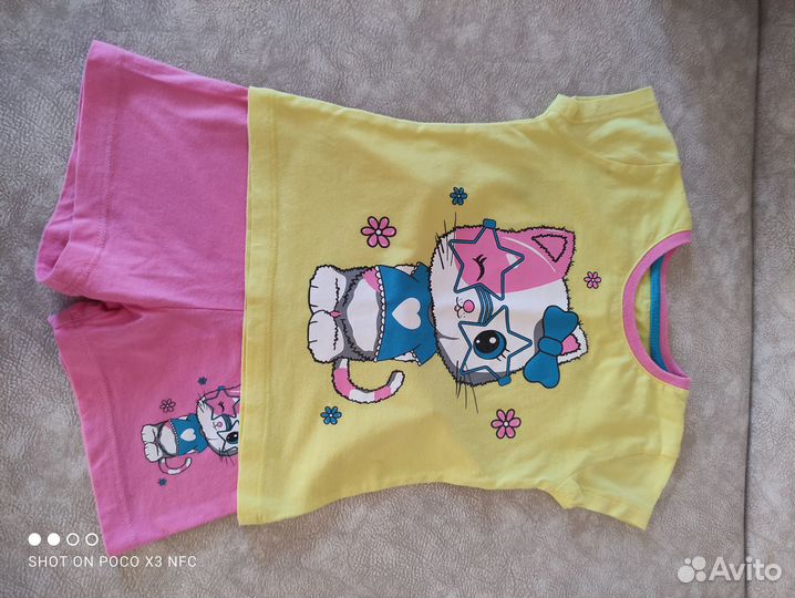 Летняя одежда для девочки р.86-92