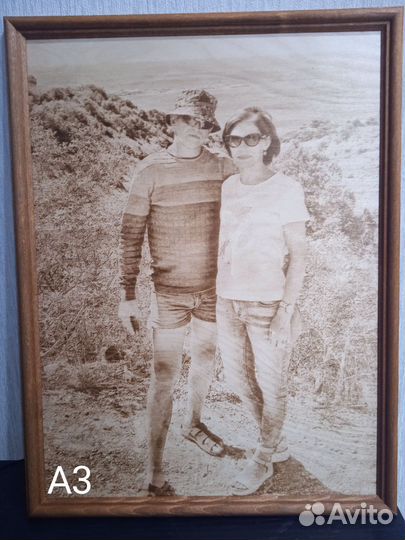 Выжигание портретов по дереву