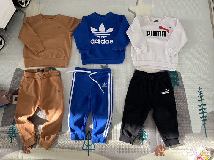 Костюм детский, next, adidas, puma, и др 86,92