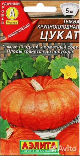 Тыква крупноплодная Цукат 1г
