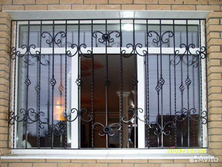 Металлические решетки на окна Rk 8