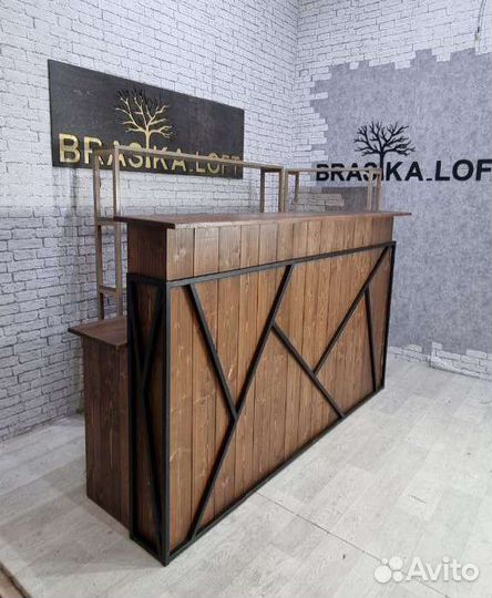 Ресепшн/Барная /Стойка администратора стиль Loft