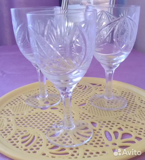 Фужеры хрустальные СССР