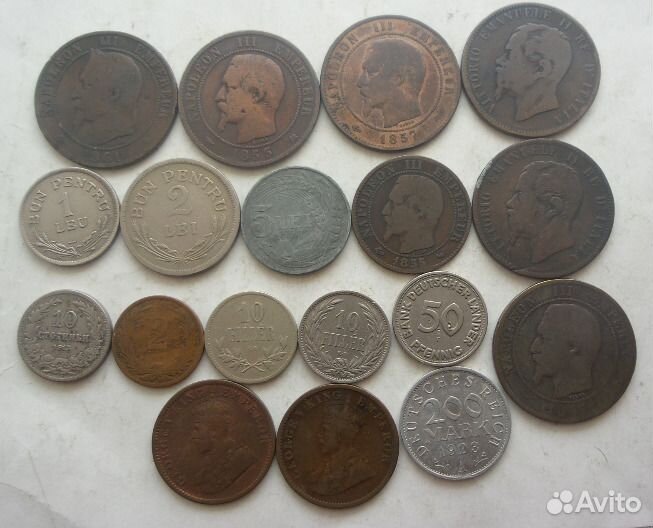 Монеты наборы юб.фра.стар.и сов.мира