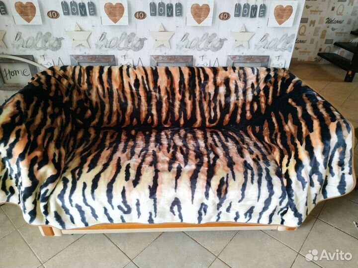 Плед одеяло плюшевое