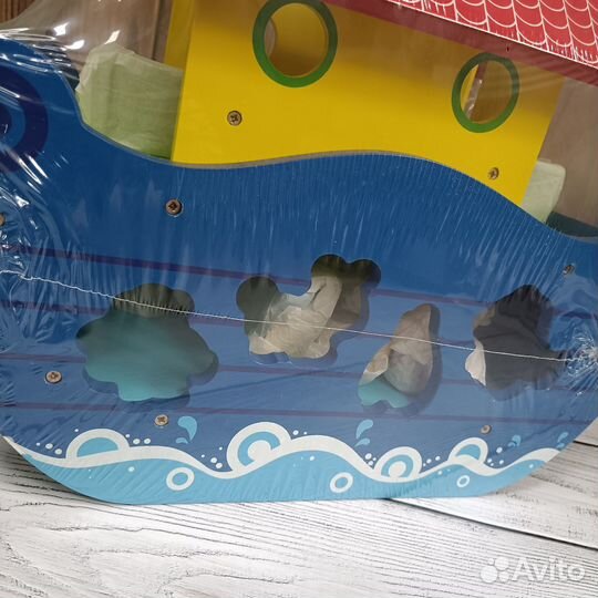 Деревянный сортер Ноев Ковчег, новый