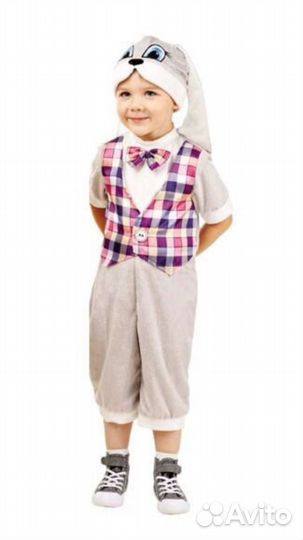 Новогодний костюм кролика 104