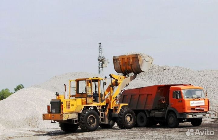 Щебень гравийный с доставкой