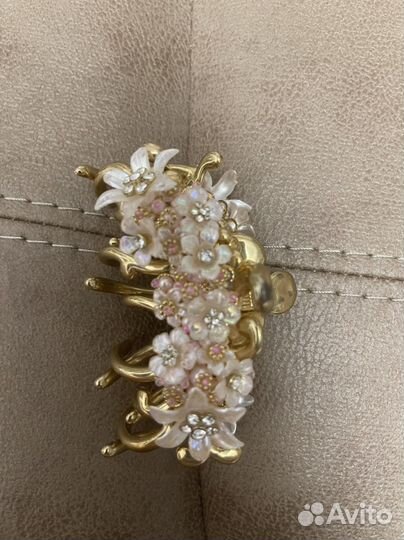 Заколка для волос, франция, ручная работа