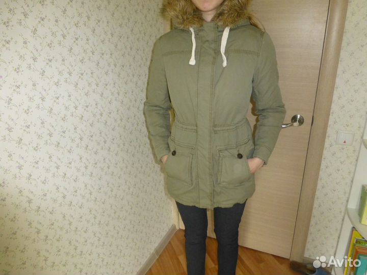 Парка на девочку подростка демисезонная, размер XS