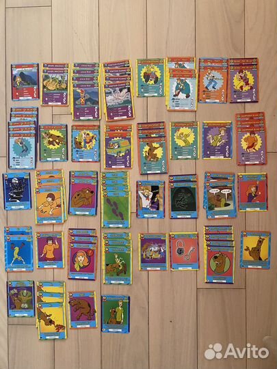 Карточки скуби ду великие тайны мира и журналы