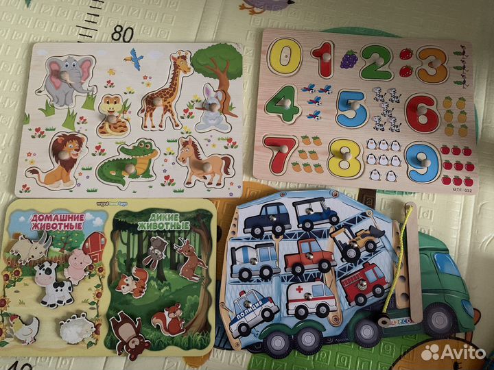 Развивающие игры и книги для малышей