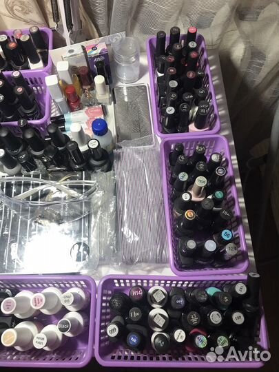 Набор для маникюра 100цв начинающему мастеру