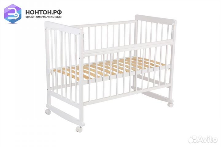 Кроватка детская Диана белая